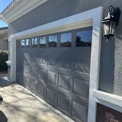 16x7 Garage with Windows  And Insulation