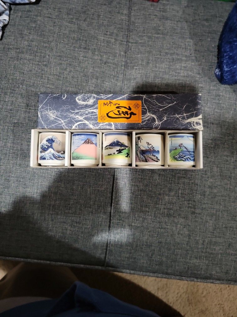 Authentic Japanese Saki Shot Glasses