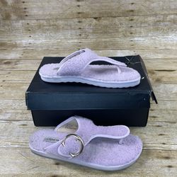 Coach Hollie Flip Flop Sandals Pale Pink C6795 Women’s 9.5 Pre-owned