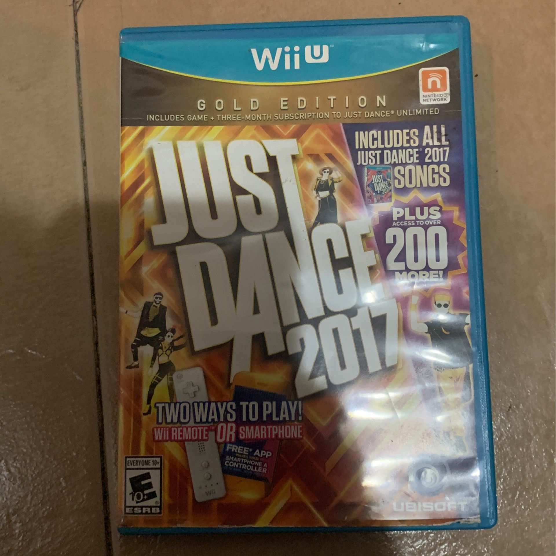 Nintendo Wii U Just Dance 2017 And 4 