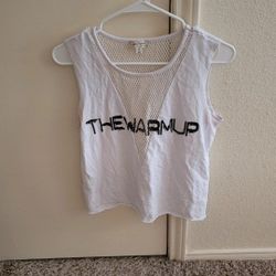 Jessica Simpson White Crop Top Size Medium 