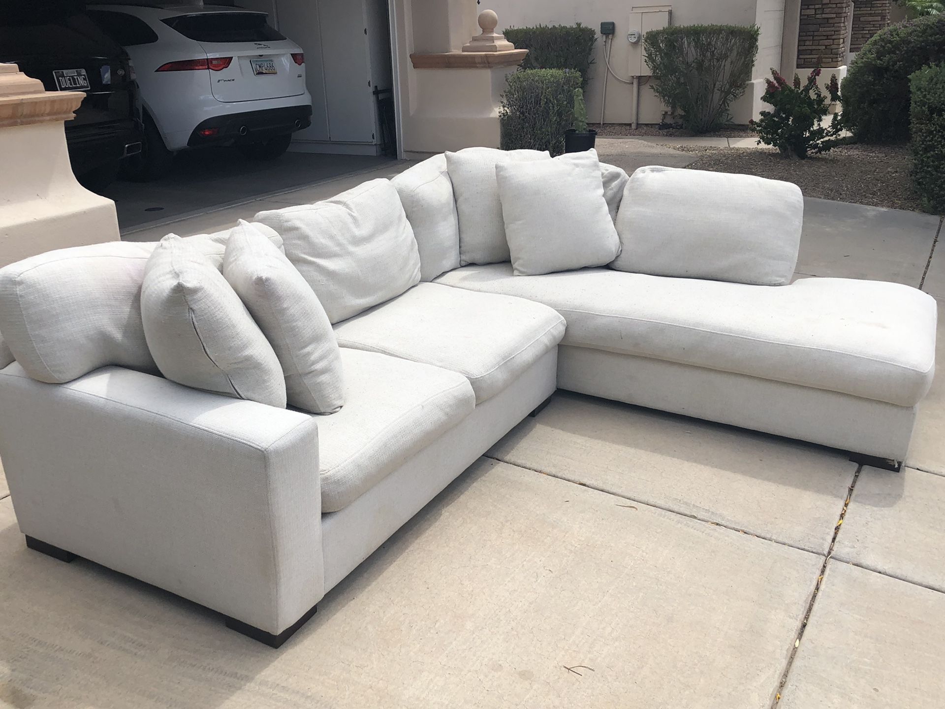 Z Gallerie Couch - Del Mar Daybed Sectional
