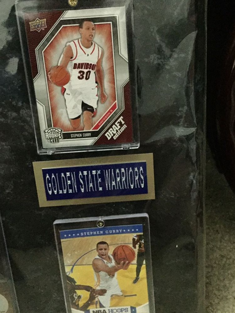 Stephen Curry Upper Deck Rookie Card And Plaque (Draft Edition) SEALED AND BRAND NEW