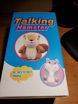 Talking Hamster ( Have 2; $10 Each)