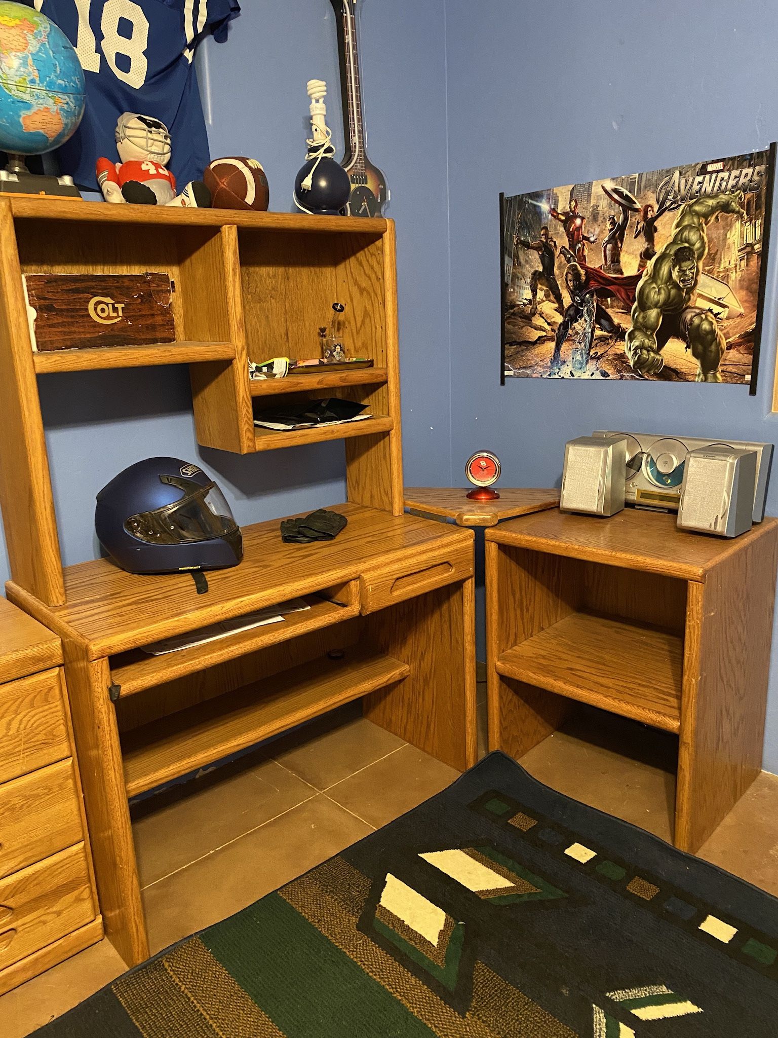 7 Piece Oak Bedroom Set