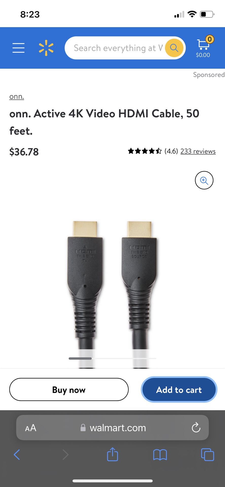 50ft HDMI Cable