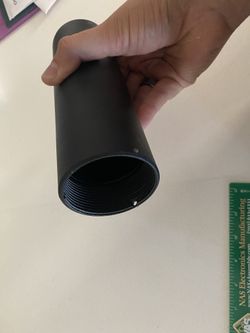 Black Powder Coated Metal Pipe 