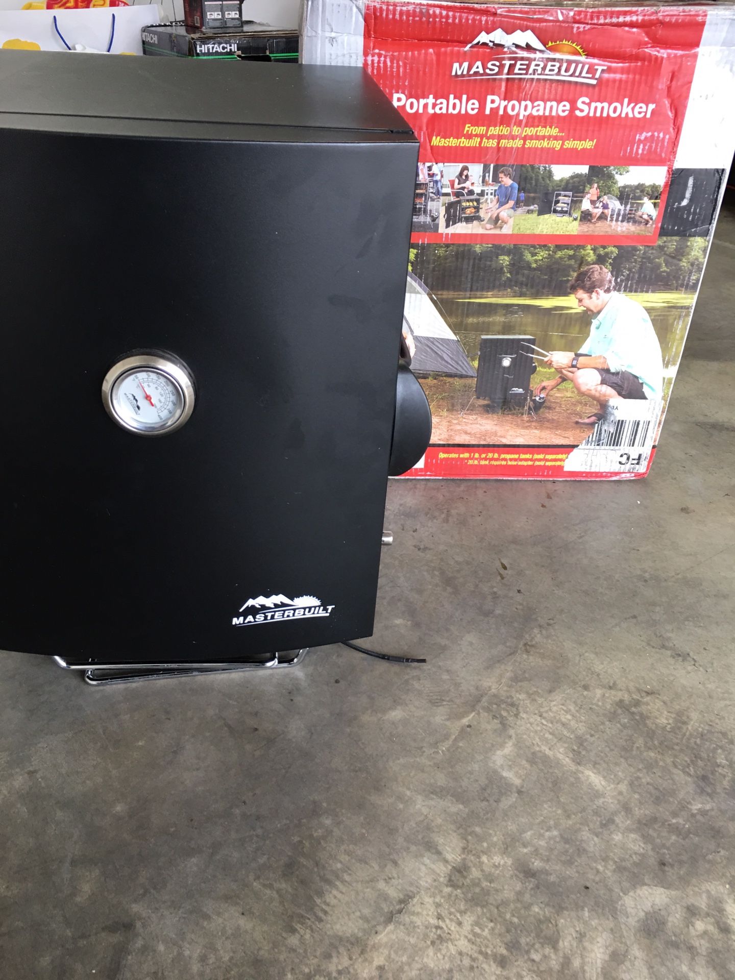 Masterbuilt portable smoker propane