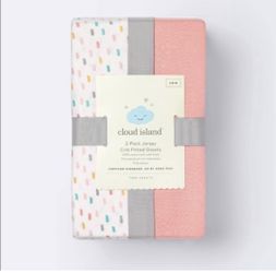 Cloud Island Crib Sheets 