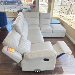 Reclining Sectional In Stock For Immediate Delivery 