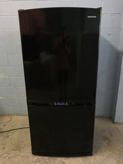 Black Samsung Refrigerator