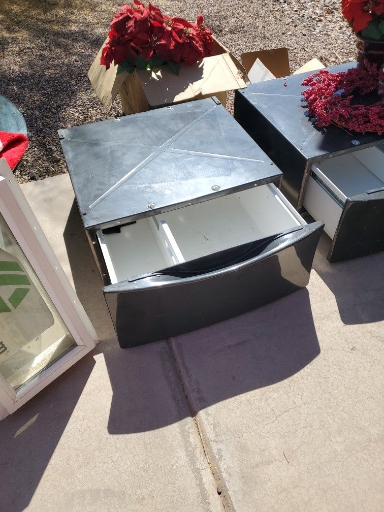 Kenmore Washer Dryer Base Drawers 2