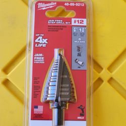 Milwaukee Jam-Free Step Drill Bit #12