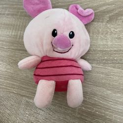 Disney Hallmark Piglet Plush Folds Into A Ball Soft Stuffed Animal