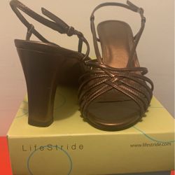 Bronzed Shoes - Size 8