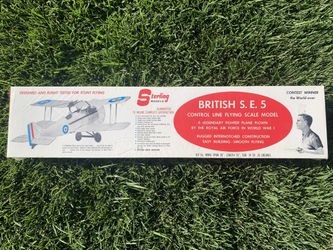 British S.E.5 Control Line Flying Scale Model for Sale 