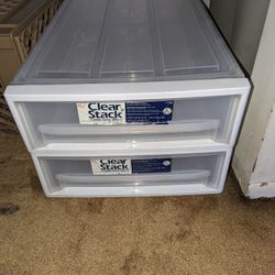 Clear Stack Drawers 