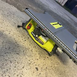 Ryobi 10in Table Saw W/extension (no Fence/no Tiene Guia) 