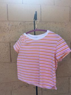 Rib-Knit Stripped Baby Tee from Rue21