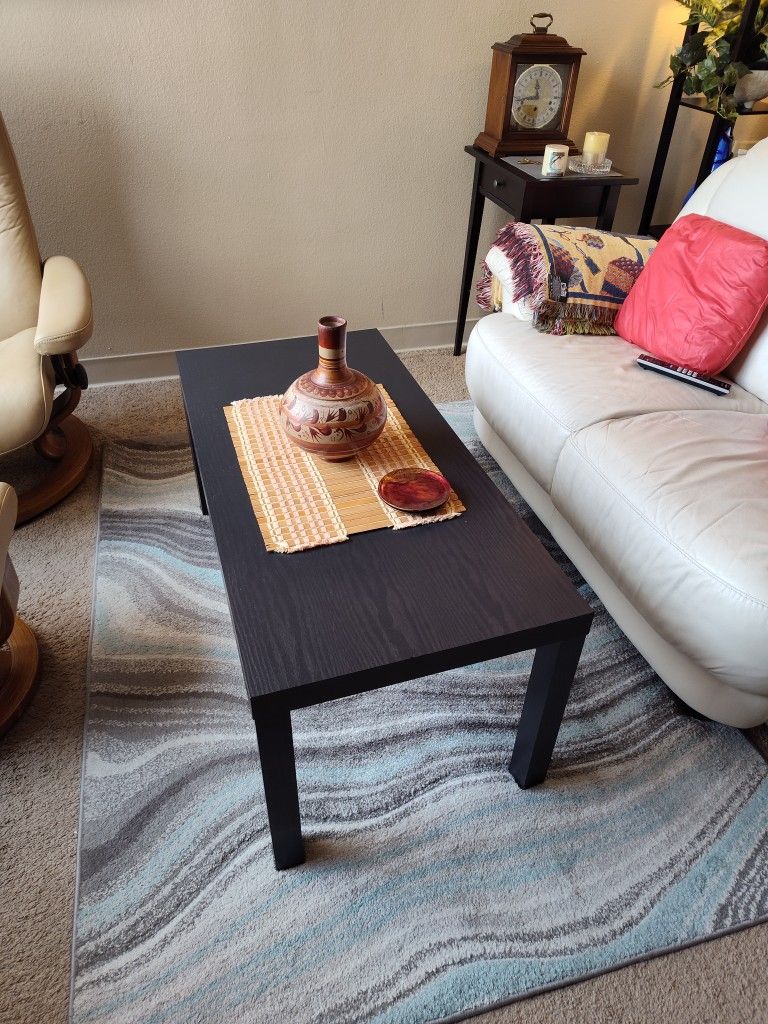 ($15) IKEA Black Coffee Table