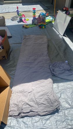 Grey comforter