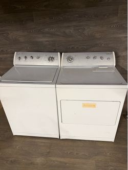 Whirlpool heavy duty washer and gas dryer