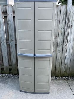Tall Two Door Storage Cabinet