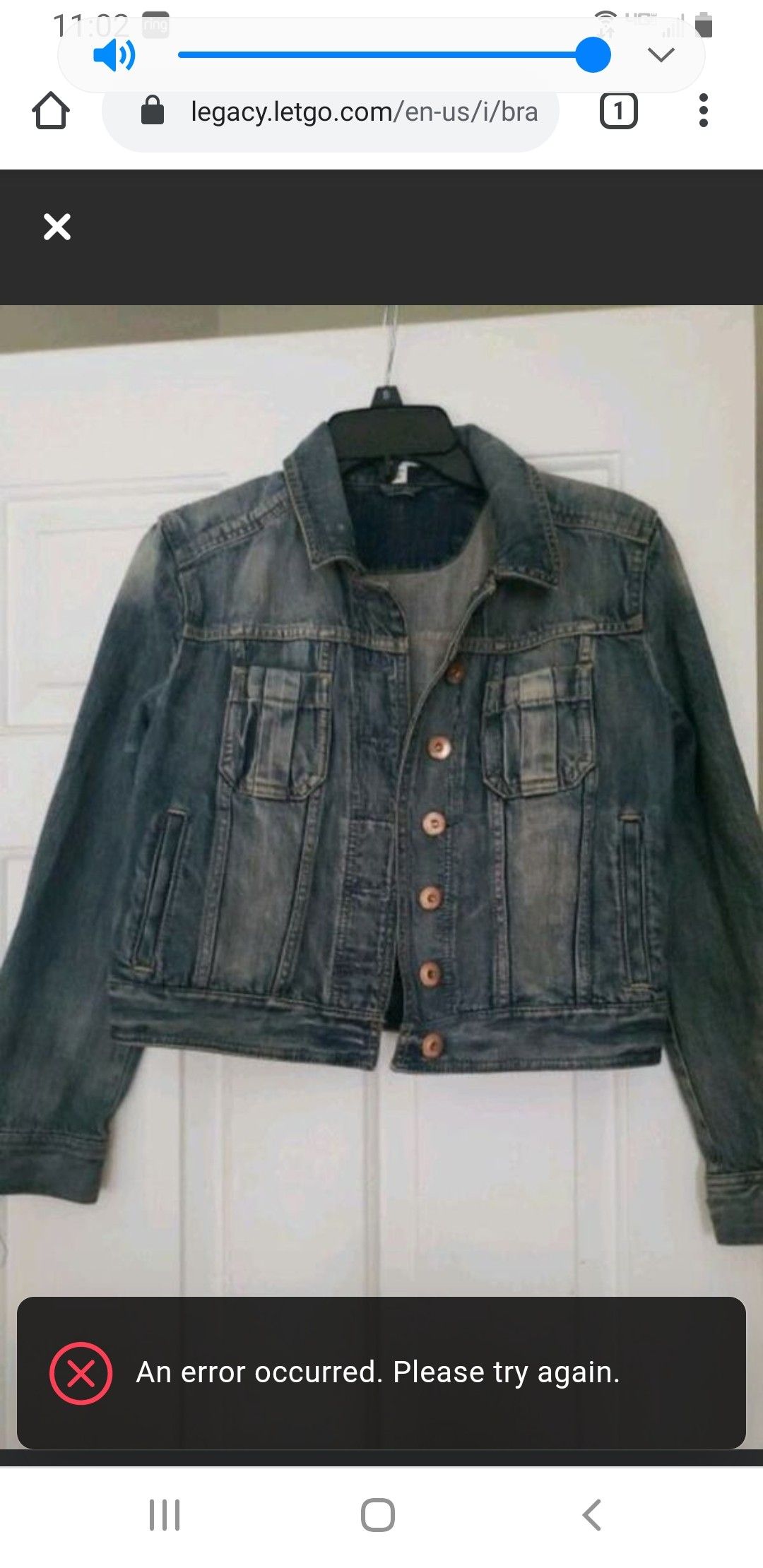 Jean jacket from Express