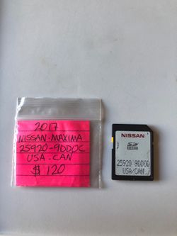 Nissan Maxima SD card