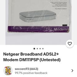 Net gear Braodban Modem