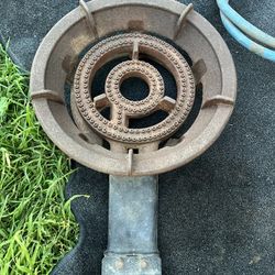 Propane Burner for outdoor -Vintage Cast Iron 13”