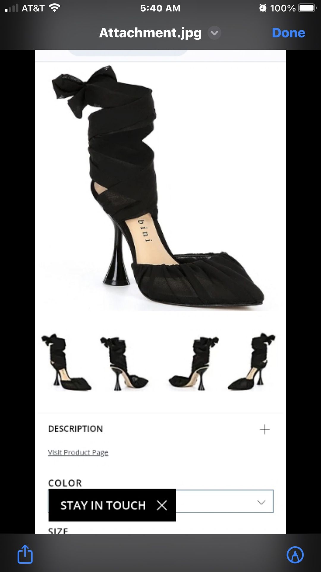 Gianni Bini Women’s Shoe