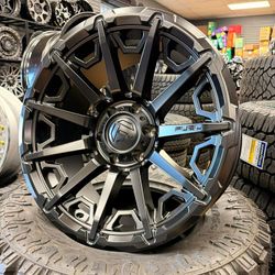 20" Grip Fuel Black-Out 6x139 Rims Set Of 4