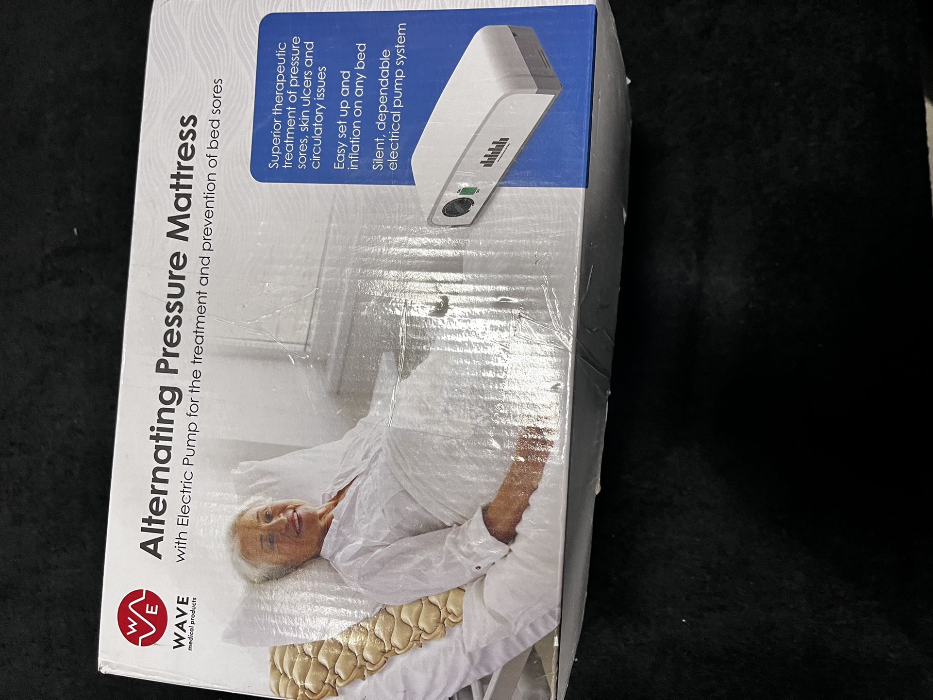 Wave Alternating Pressure Mattress w/ Electric Pump Therapeutic Prevent Bed Sore