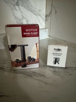 Wine Saver Pump + Champagne Stoppers