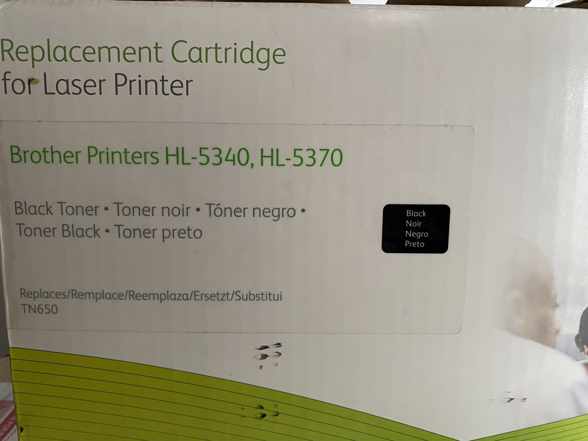 Xerox Replacement Cartridge for Laser Printer - Brother Printers HL- 5340 Black Toner