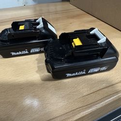 Makita 2.0ah batteries