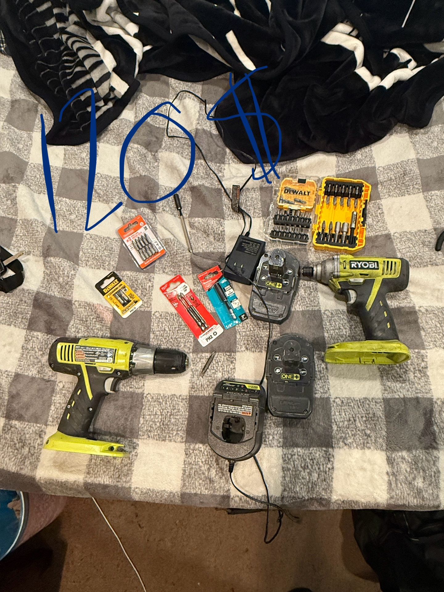 Drill Set With Tools