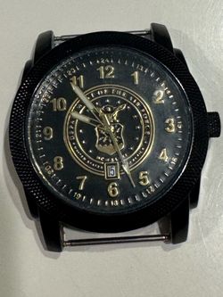 US Air Force Watch Face Black and Gold