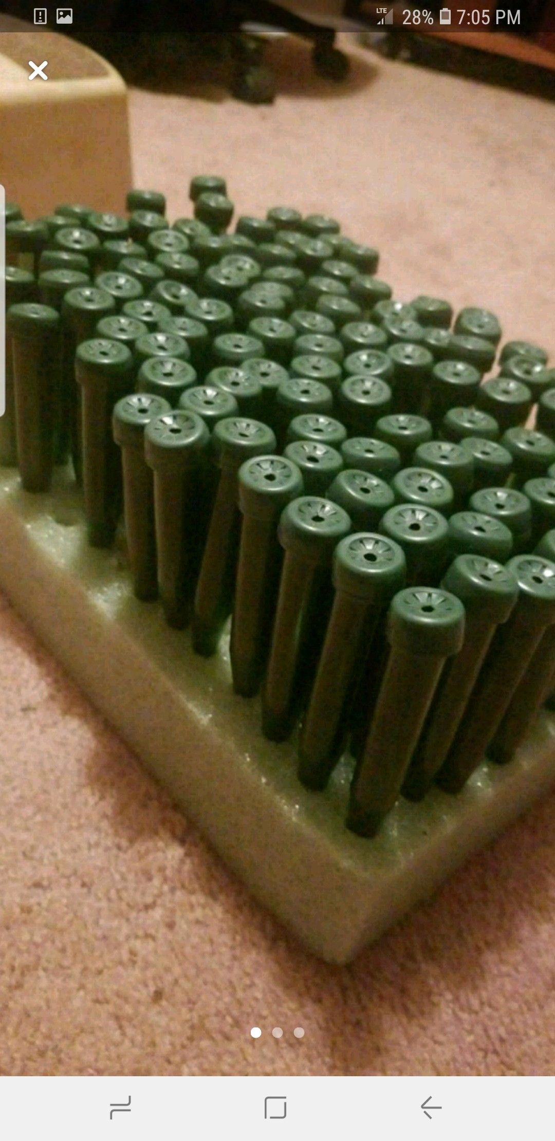 Water tubes for fresh flowers