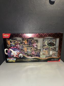 Pokemon TCG Great Tusk Iron Threads Ex Premium Collection