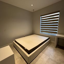 white queen bed frame set of furniture 
