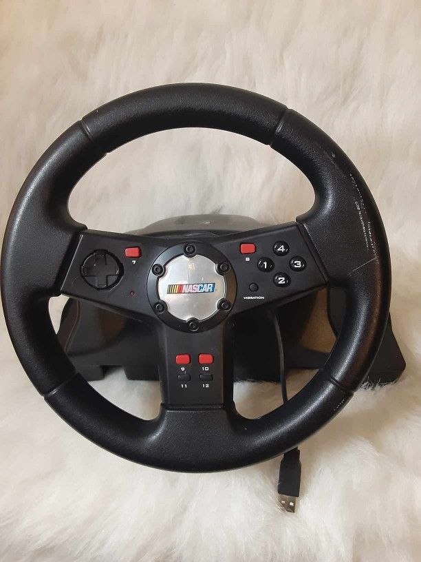 Logitech NASCAR Racing Wheel E-UK12 Touch Sense Technology For PC/USB