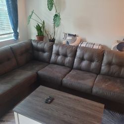 L Shape 2 Piece SECTIONAL Couch