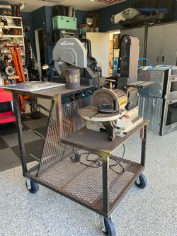 Belt Sander / Disc Grinder and Metal Cutting Chop Saw