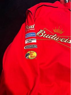 Dale Earnhardt jr Budweiser jacket like new size 2xL