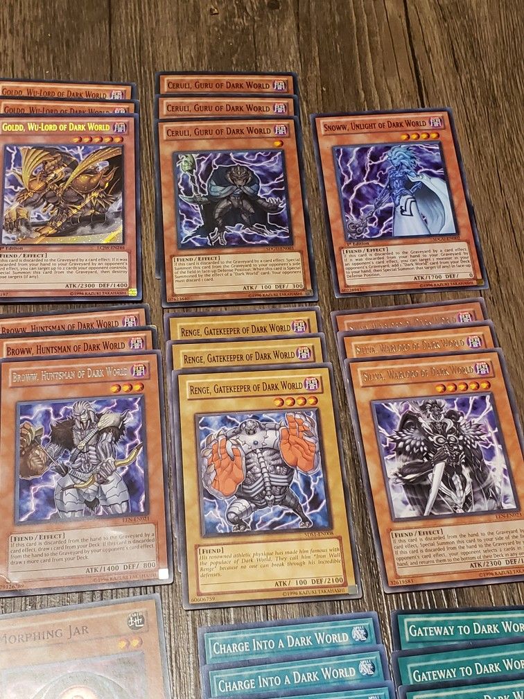 Yugioh Dark World Deck Core 65 Cards for Sale in Wheaton, IL OfferUp