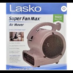LASKO Super Fan Max Commercial Grade High Velocity Air Mover Fan Dryer w/ outlet