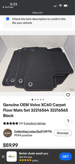 Volvo car mats new