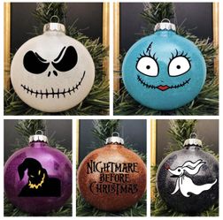 Nightmare before Christmas ornaments